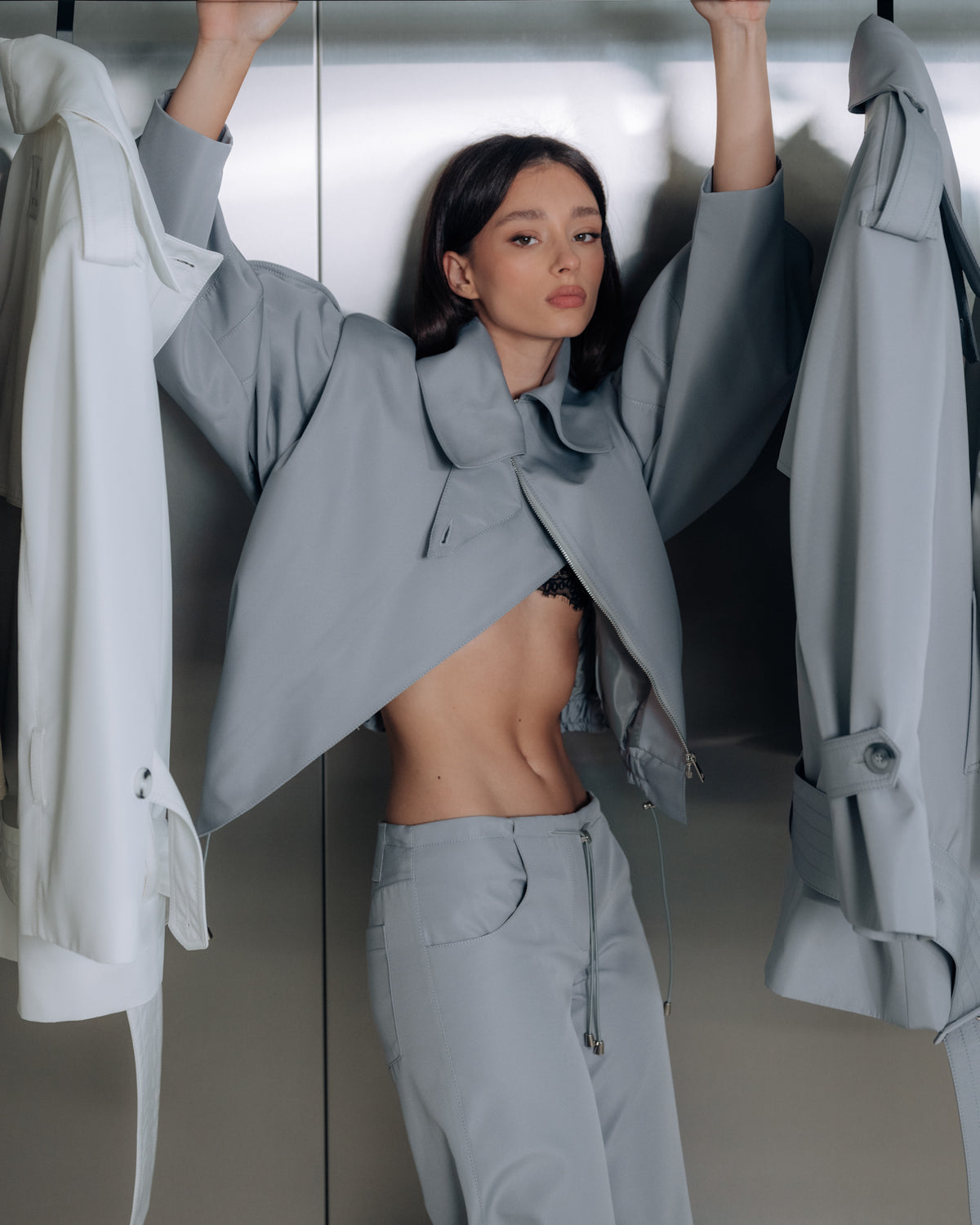 Low Pant in Grey