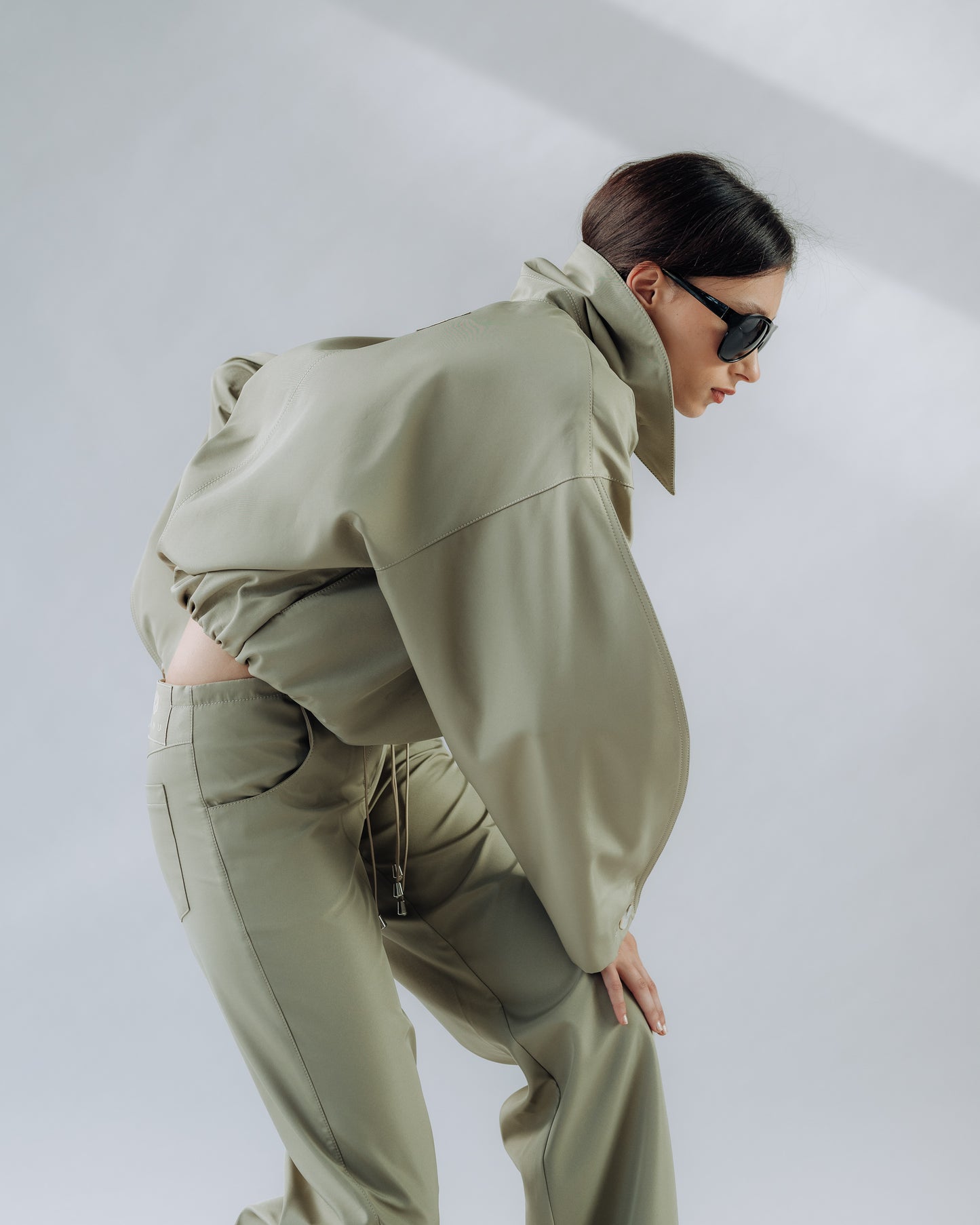 Volume Jacket in Beige