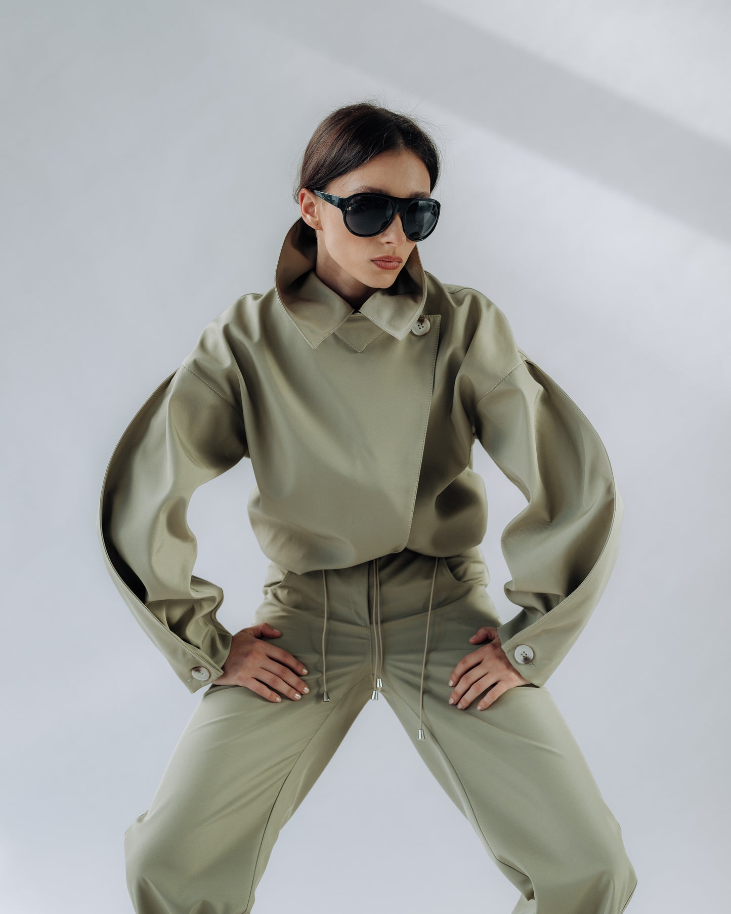Volume Jacket in Beige